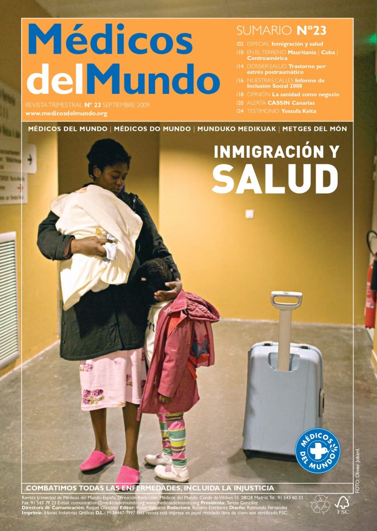 Revista de Médicos del Mundo nº 23 Septiembre 2009 Inmigración y Salud