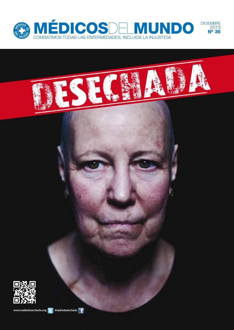 Portada Revista de Médicos del Mundo nº 36 Diciembre 2013. Nadie desechado