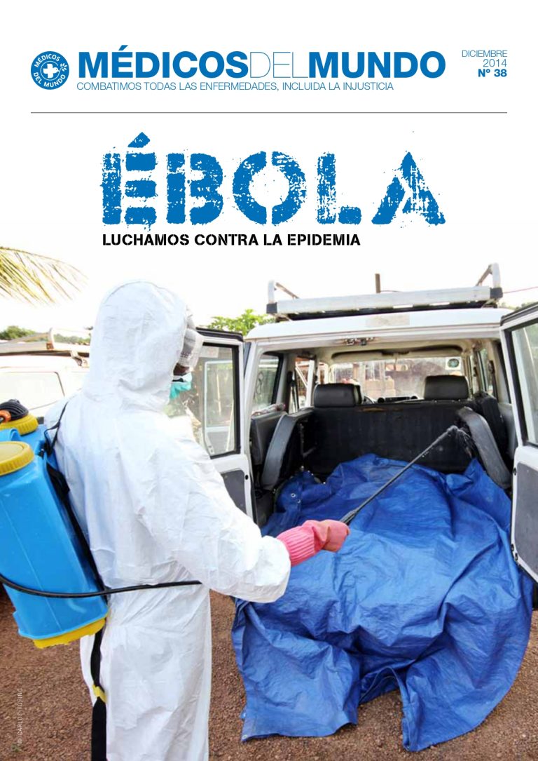 Portada Revista de Médicos del Mundo nº 38 Diciembre 2014. Ébola