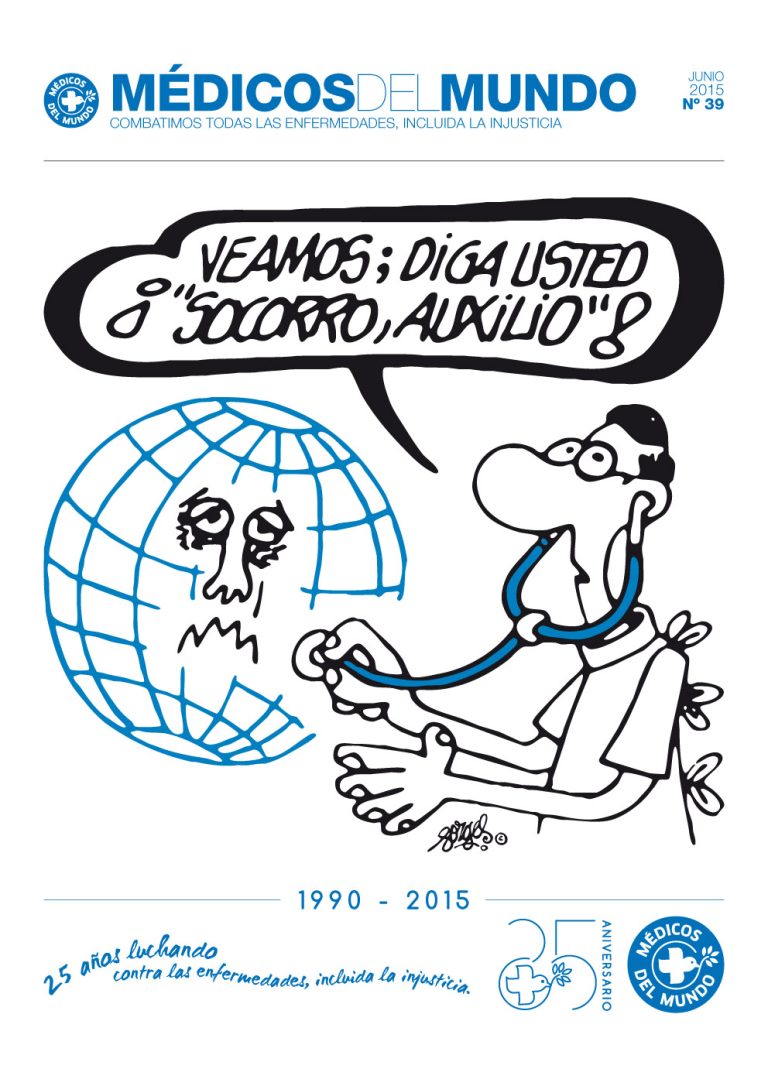 Portada Revista de Médicos del Mundo nº 39 Junio 2015 25 aniversario