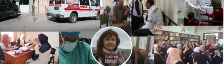 Médicos del Mundo se une a la petición de liberación inmediata de Juana Ruíz Sánchez, coordinadora de proyectos de organizaciones sanitarias.