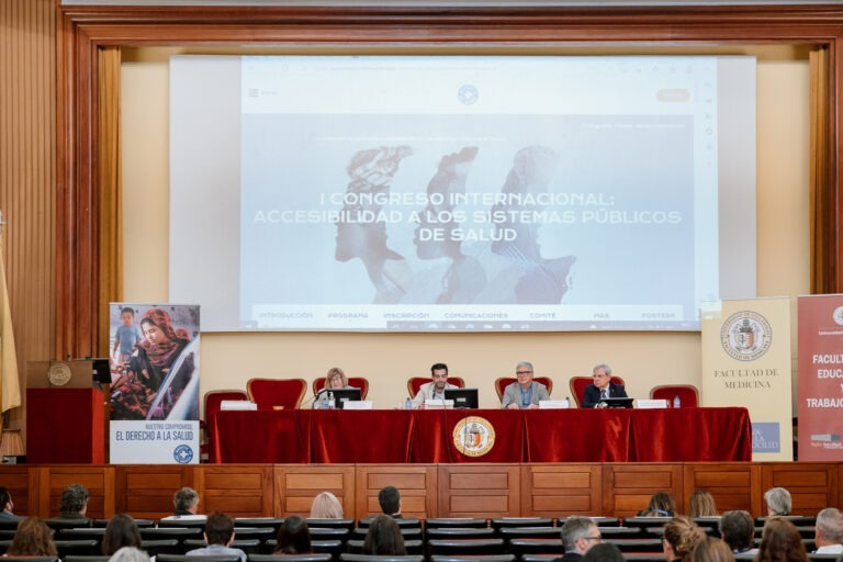 I Congreso Internacional de Accesibilidad celebrado por Médicos del Mundo en la Universidad de Valladolid.