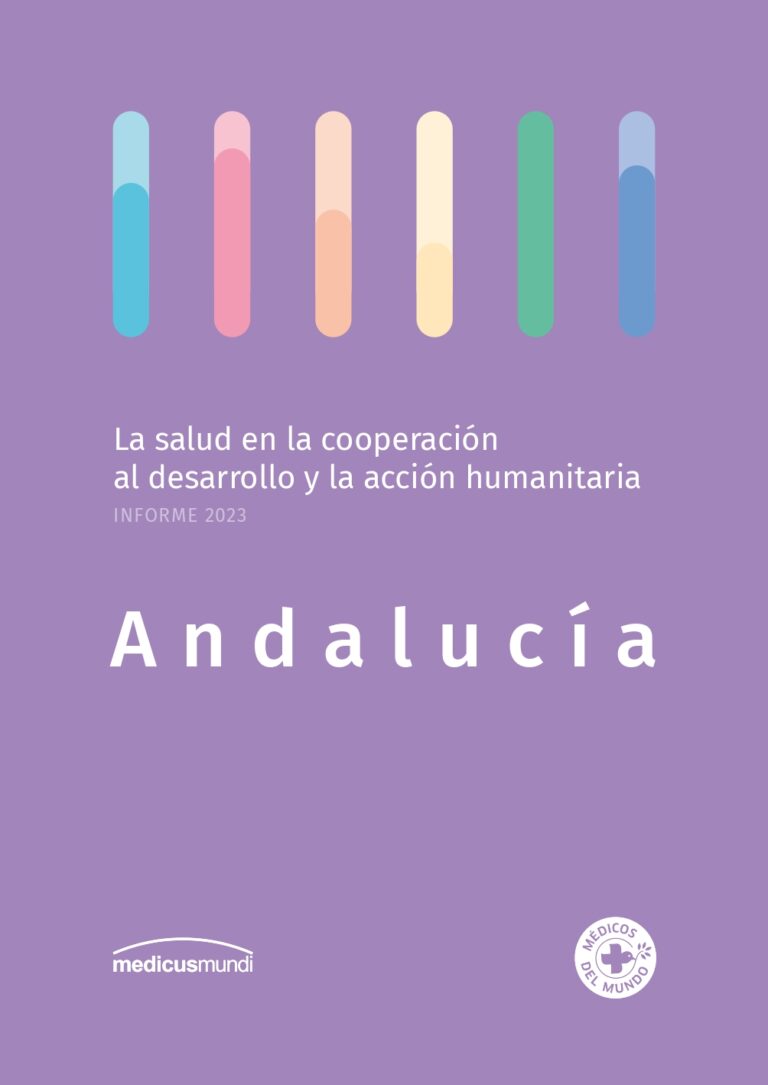 Portada La salud en la cooperación al desarrollo y la acción humanitaria 2023. Andalucía