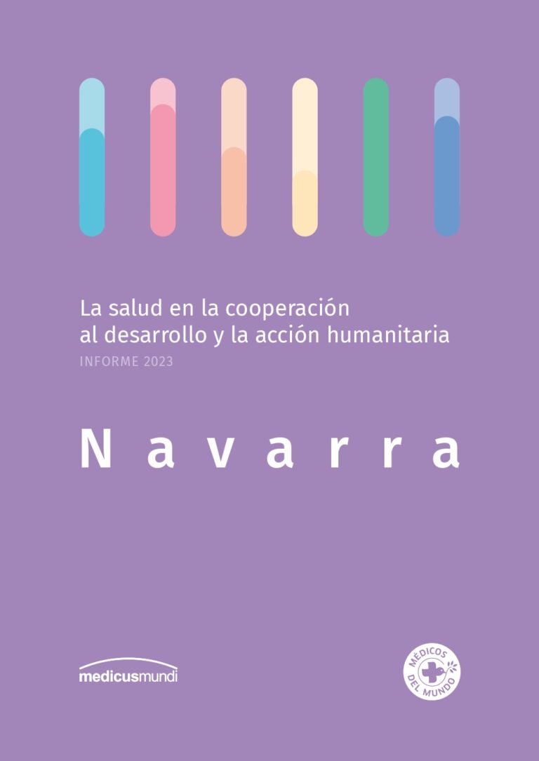 Portada La salud en la cooperación al desarrollo y la acción humanitaria 2023 Navarra