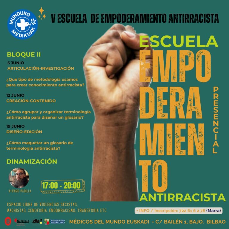 V escuela empoderamiento antiracista