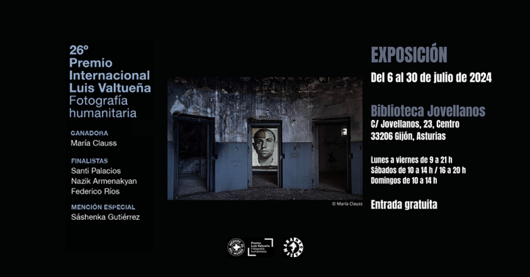 Exposición “26ª Premio Internacional de Fotografía Humanitaria Luis Valtueña, Las fotografías que denuncian injusticias” en Semana Negra Gijon 2024