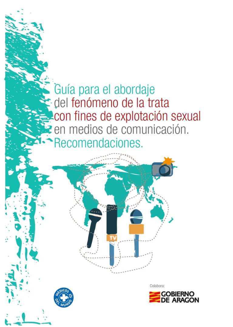 Portada Guía para el abordaje del fenómeno de la trata con fines de explotación sexual en medios de comunicación. Recomendaciones.