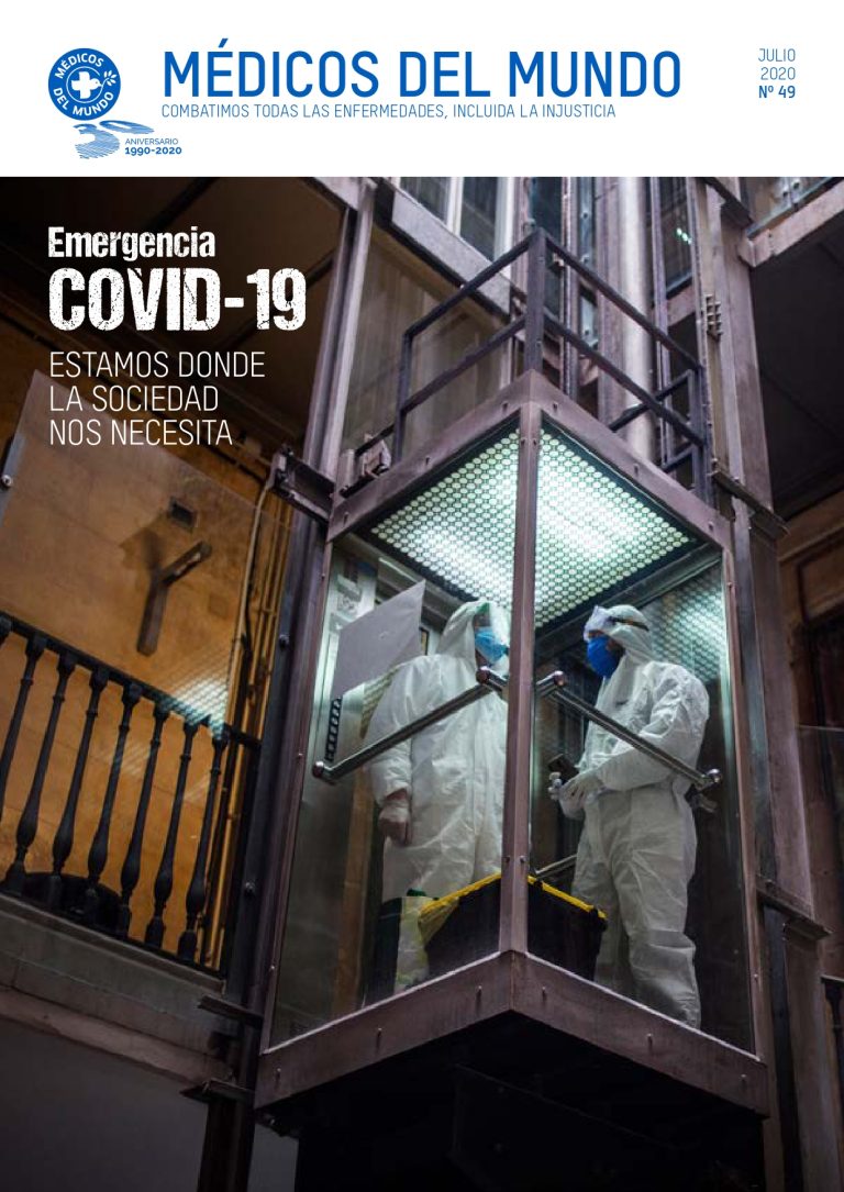 portada Revista de Médicos del Mundo nº 49 Julio 2020 Emergencia COVID-19