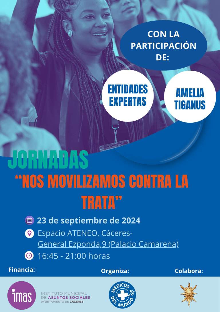 Nos movilizamos contra la trata en Cáceres 23 de septiembre 2024