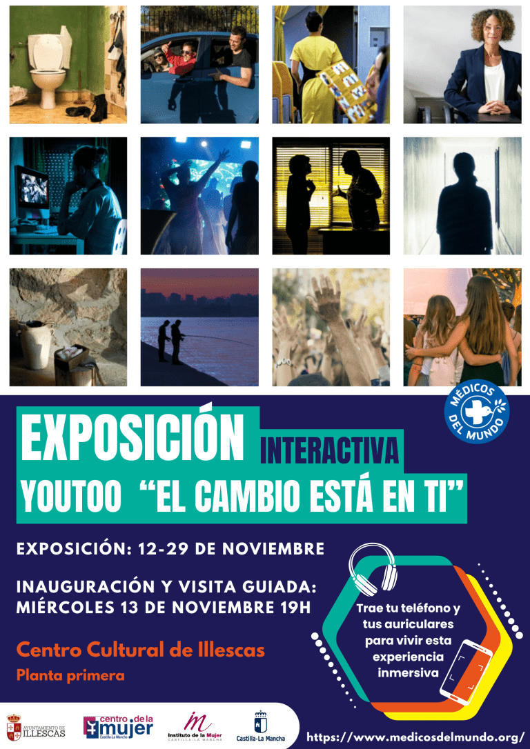 2024 noviembre Illescas CARTEL EXPO you too el cambio está en tí