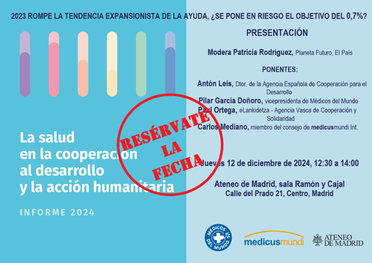 Informe 2024 La salud en la cooperación al desarrollo y la acción humanitaria