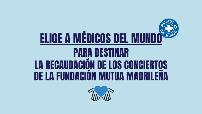 VOTA Médicos del Mundo recaudación de los conciertos de Fundación Mutua