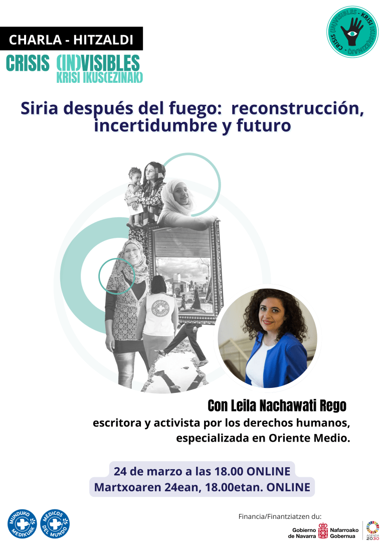 Charla Siria después del fuego: reconstrucción, incertidumbre y futuro